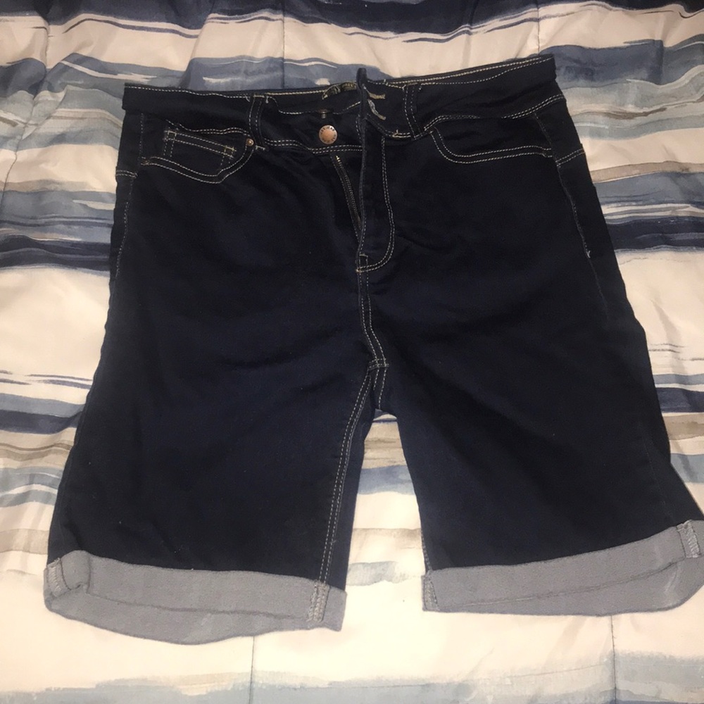 Denim shorts